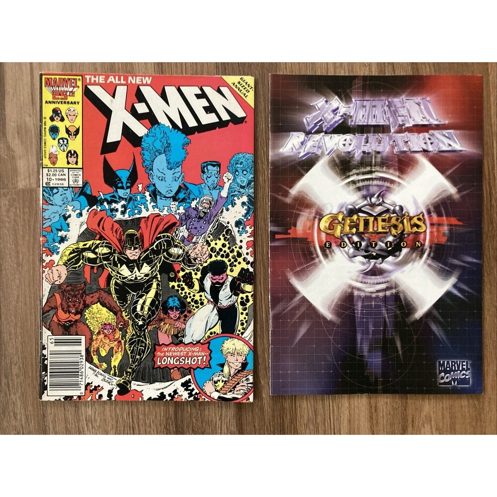 X-Men: Annual No. 10 & Genesis Edition Character Guide. Marvel Comics (1987)
